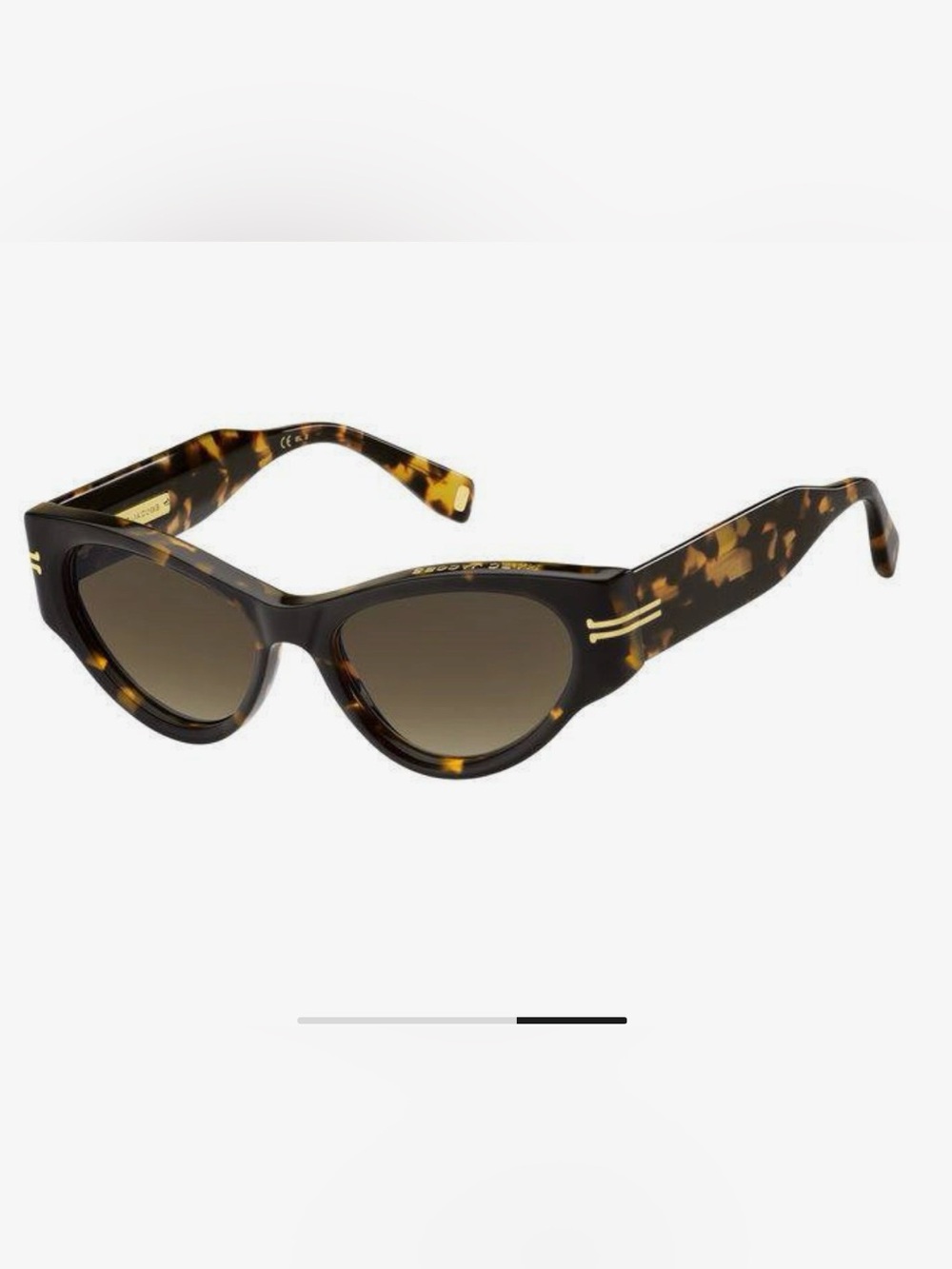 Marc Jacobs Tortoiseshell Cat-Eye Sunglasses - Brown Gradient Lenses